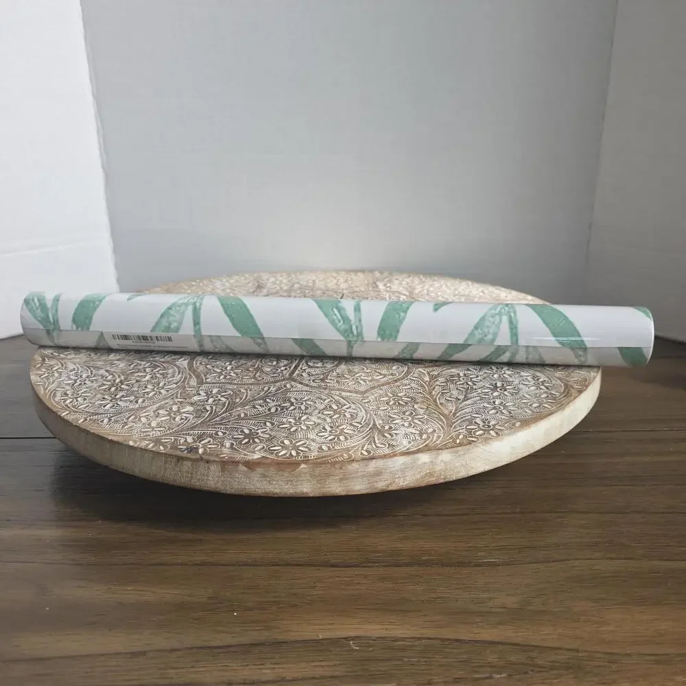 Wudnaye Green Leaf Wallpaper Peel and Stick Wallpaper Floral Wallpaper 17.7Inch